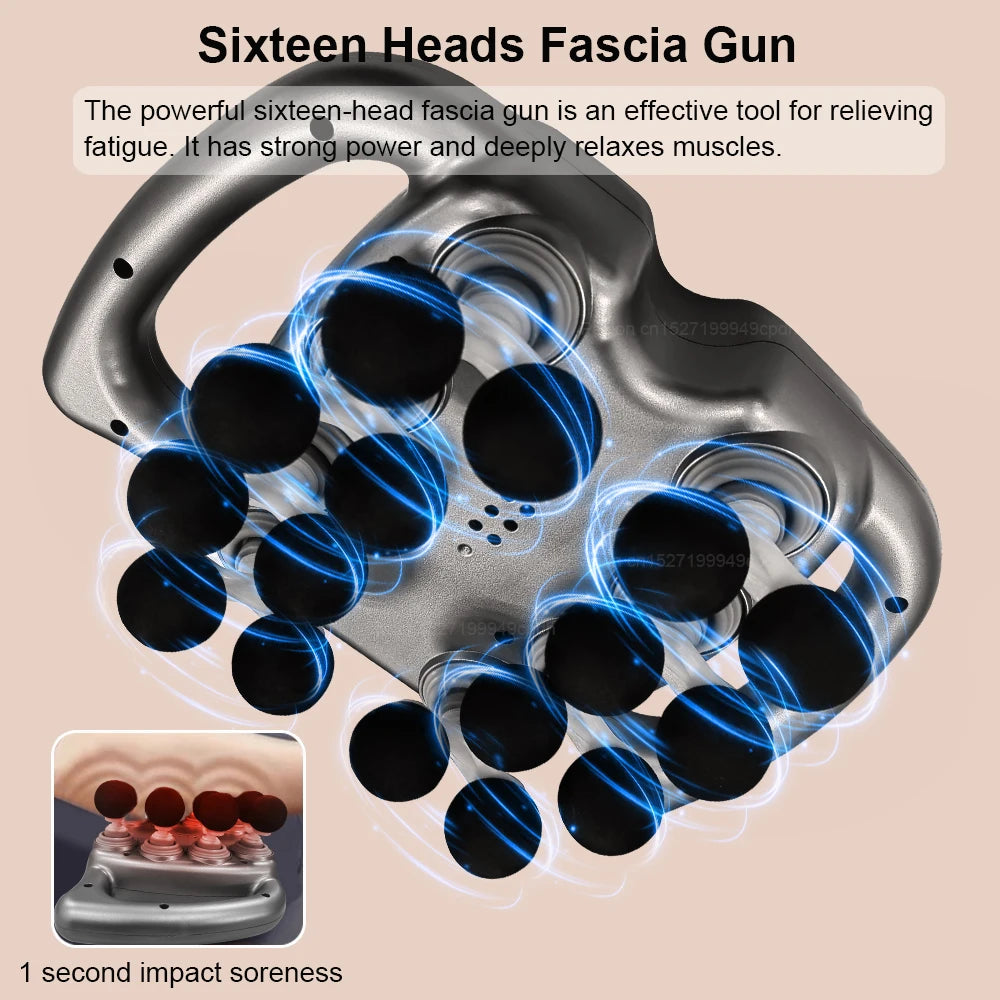 InfraredRelief 16-Head Fascia Massage Gun